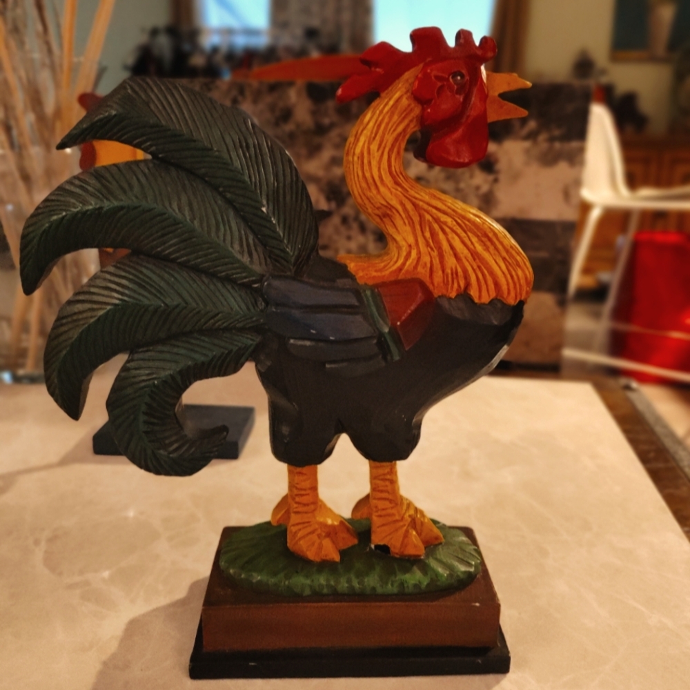 Wooden rooster
